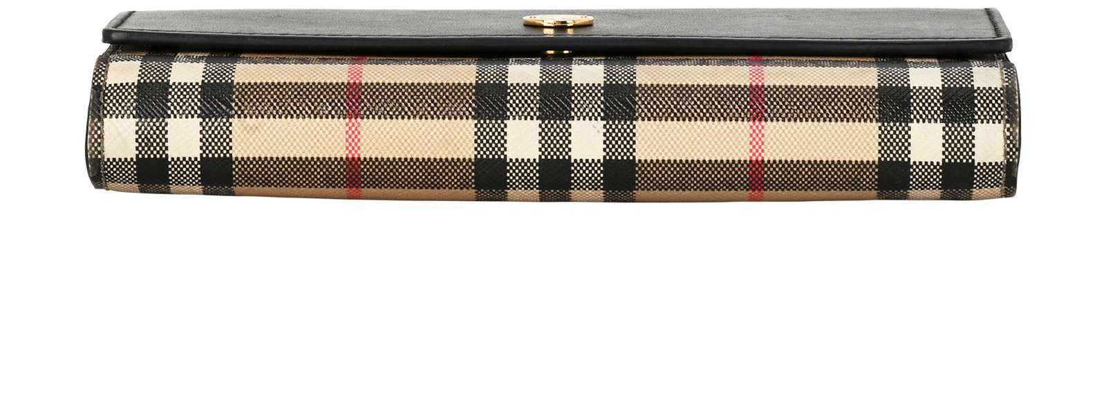 Burberry Continental Wallet, &pound;220, Accessories, Beige/Black, Canvas/Leather, Top view